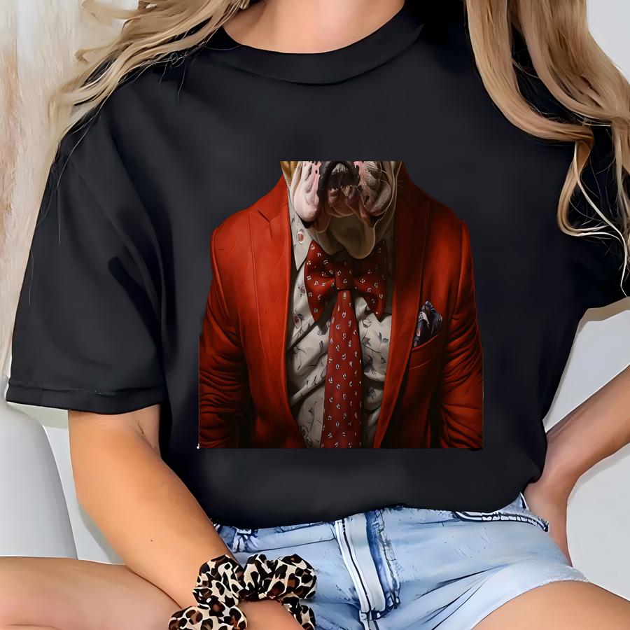 Bulldog Mascot Portrait, Dog Enthusiast, Georgia Football, Matte Vertical Posters T-shirt