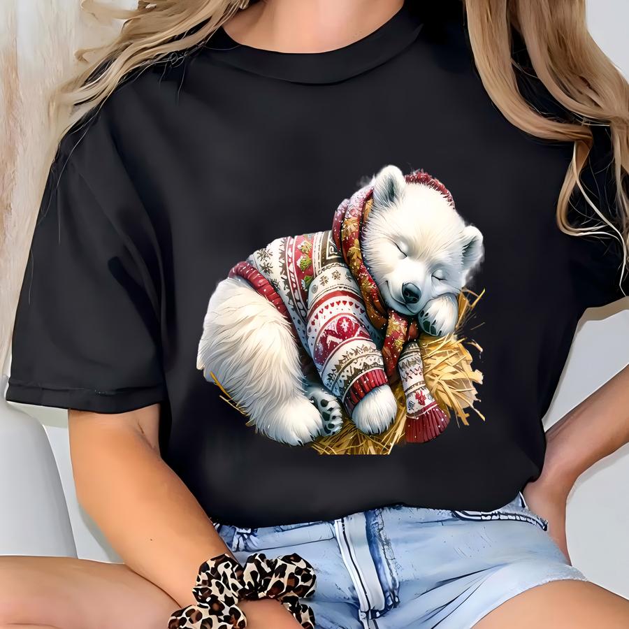 Cozy Bear Crewneck, Christmas Cozy Bear Sweatshirt, Christmas Cute Bear Shirt, Vintage Christmas Sweatshirts, Christmas Teddy Bear Sweater T-shirt