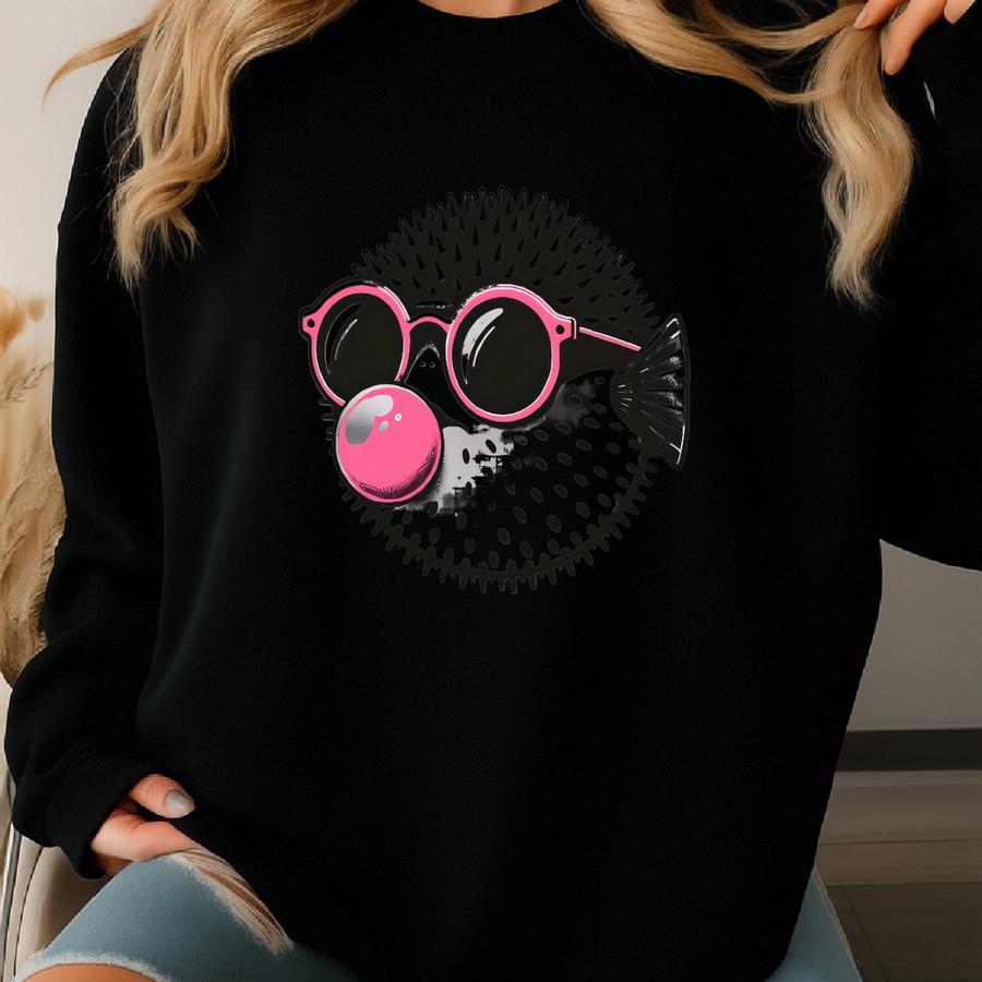 Puffer Fish Sweater. Puffer Fish Gift. Ocean Sweater. Fish Lover Gift. Aquarium Sweater. Marine Biology Gift. Fish Owner Gift #fc997 Sweatshirt
