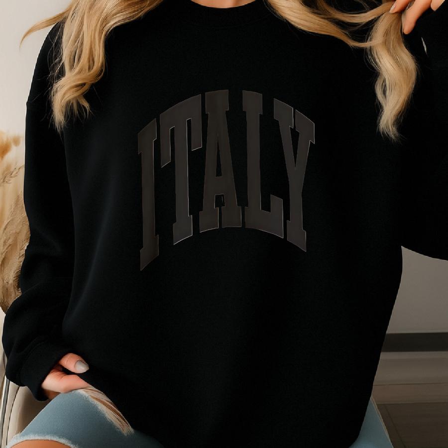 Italy Sweatshirt Italy Travel Gifts Varsity Sweatshirt Italy Hoodie Travel Sweater Italy Shirt Granola Girl Sweatshirt Italy Vacation Shirt Sweatshirt