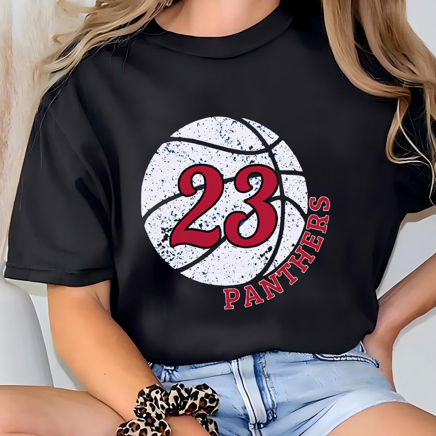Basketball Sweatshirt, Basketball Mom Shirt, Basketball Shirt, Custom Basketball Sweatshirt For Women, Personalized Basketball Gift, Senior T-shirt