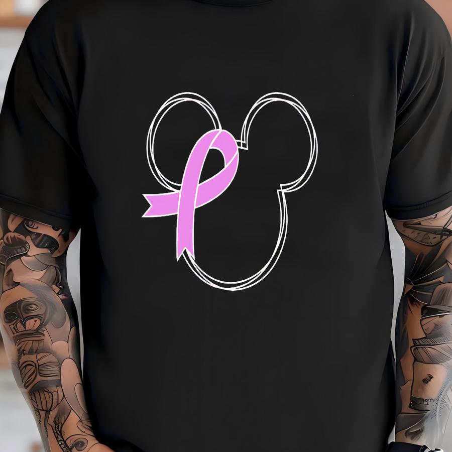 Hope For A Cure Breast Cancer Awareness, Pink Ribbon Head, Cancer Awareness Gifts, Warrior Shirt, Cancer Support Sweatshirt T-shirt