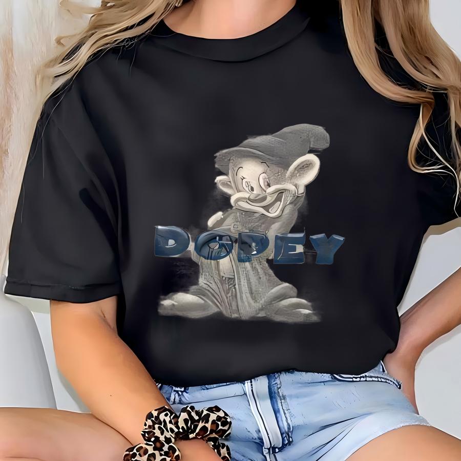 Vintage Dopey By Sweatshirt Dopey Pullover Sweater Dopey Crewneck Jumper Dopey Graphic Print Sweatshirt Cartoon Sweatshirt Large Men T-shirt