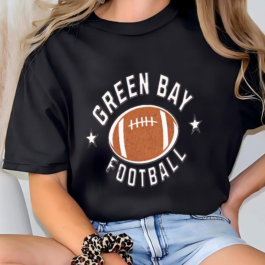 Green Bay Football Shirt Hoodie Sweatshirt, Green Bay Fan Shirt, American Football Team, Football Season Shirts, Football Super Game Sweater T-shirt