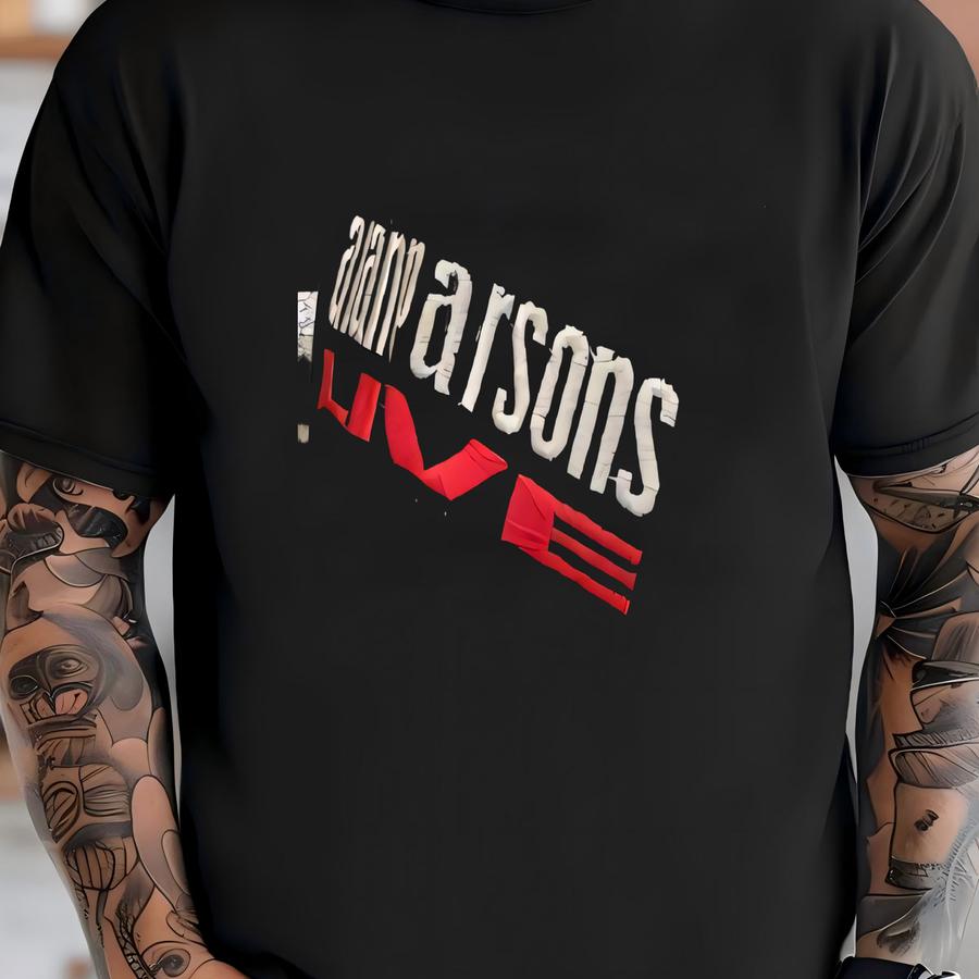 Vintage 1990s Alan Parsons Black Trucker Hat Cap Concert Tour Band T-shirt