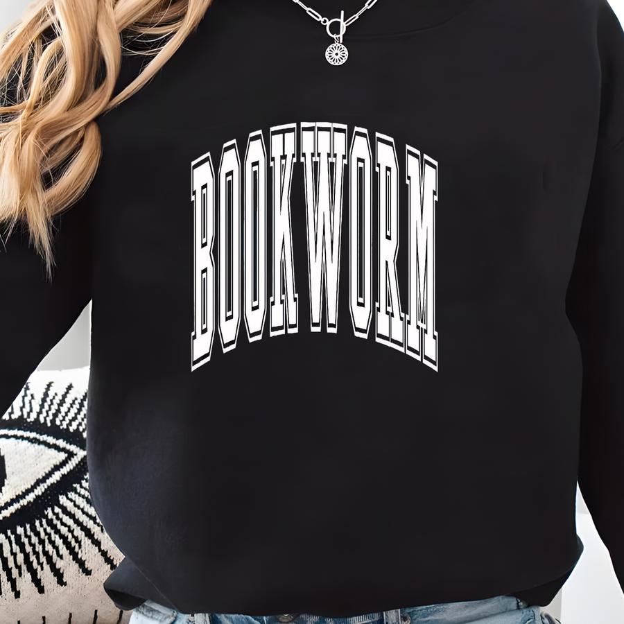 Bookworm, Bookish Sweatshirt, Book Club Hoodie, Bookworm Sweater, Book Sweatshirt, Book Club Gift, Book Lover, Book Crewneck Sweatshirt