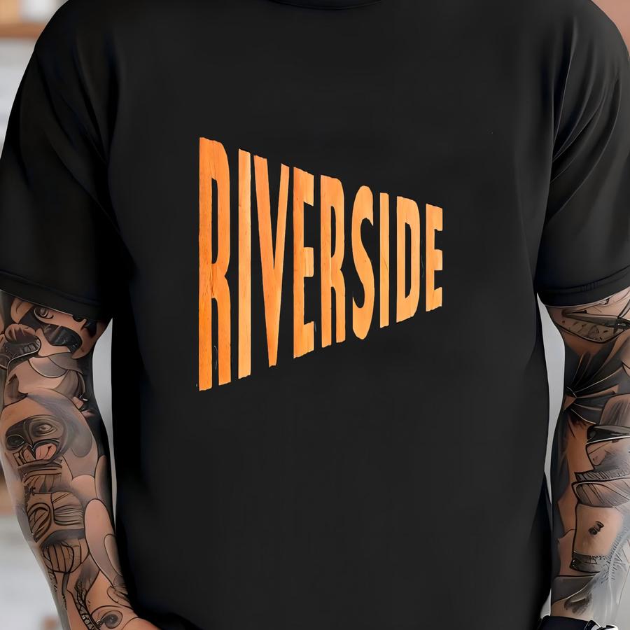 Vintage Felt Pennant “riverside” T-shirt