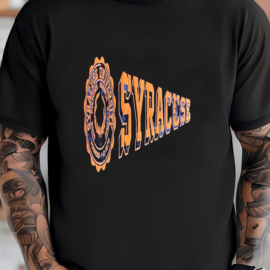 Vintage Felt Pennant “syracuse” T-shirt