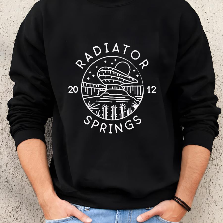 Radiator Springs Sweatshirt, Inspired Sweatshirt, California Radiator Theme Park Sweater, Radiator Springs Racers, California  Sweatshirt