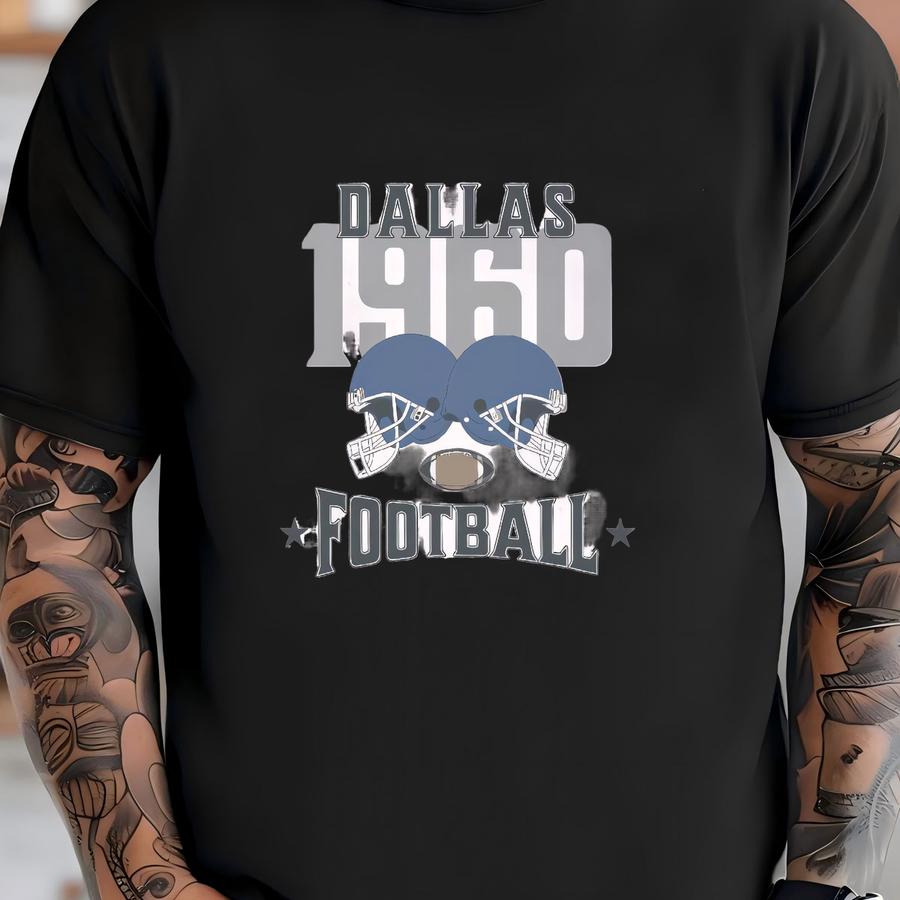 Vintage Football Sweatshirt, Fan Gift, Womens Shirt, Retro Game Day Sweatshirt Crewneck, Cowboys Graphic Tshirt T-shirt