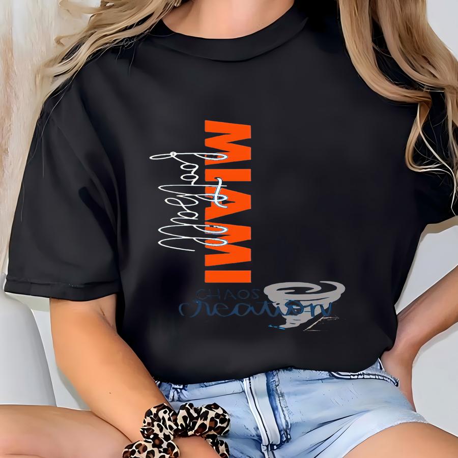 Miami Football Crewneck T-shirt