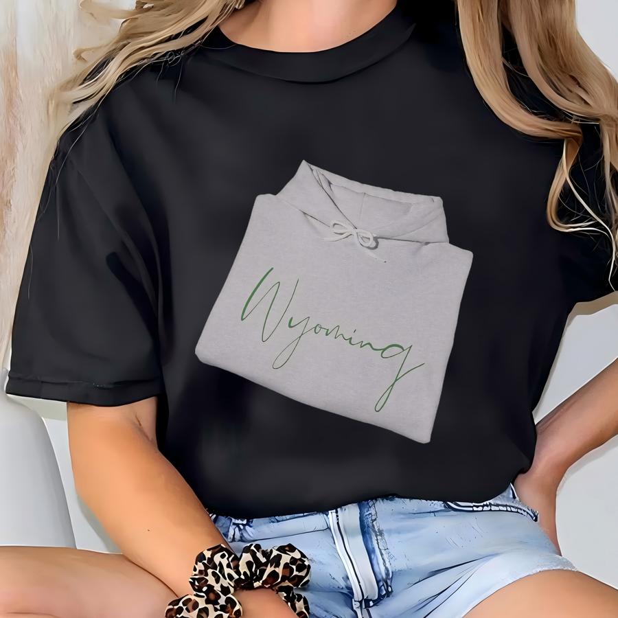 Wyoming Sweatshirt. Wyoming Hoodie. Travel Lover. Wyoming Apparel. Usa Apparel. Wyoming Shirt. Wyoming Crewneck. States Sweatshirt. T-shirt