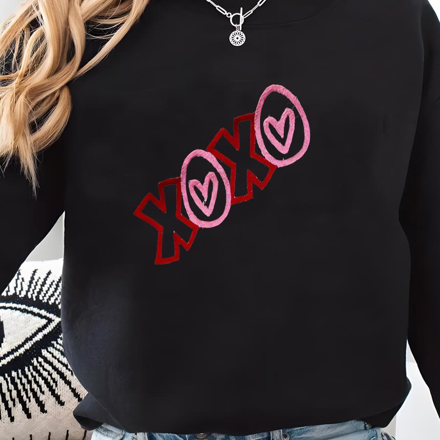 Xoxo Valentine's Sweatshirt: Y2k Crewneck Sweatshirt
