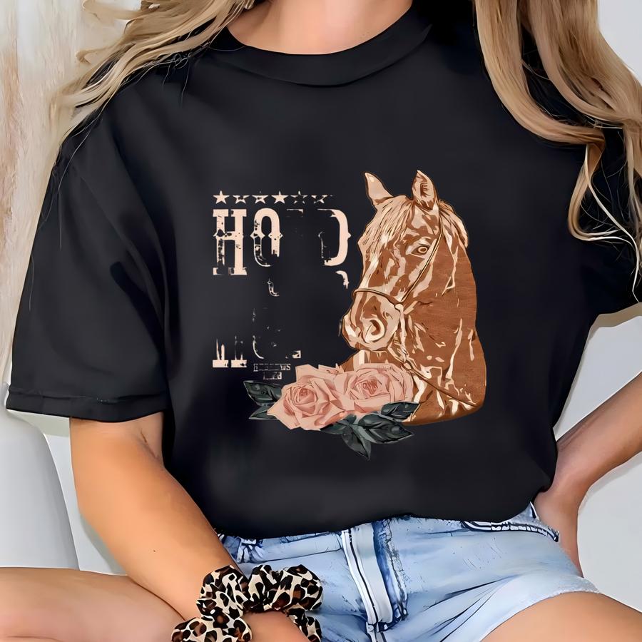 Cowboy Graphic Tee, Western Graphic Tee, Vintage Graphic Tee, Nashville Shirt, Women's Graphic Tee, Rodeo Shirt, Rodeo Graphic Tee T-shirt