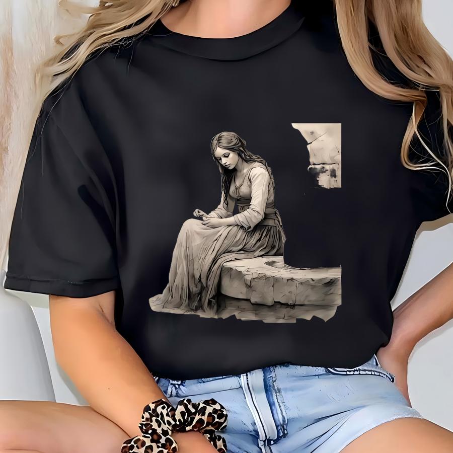 Woman At The Well Christian Hoodie: Unisex Tee T-shirt