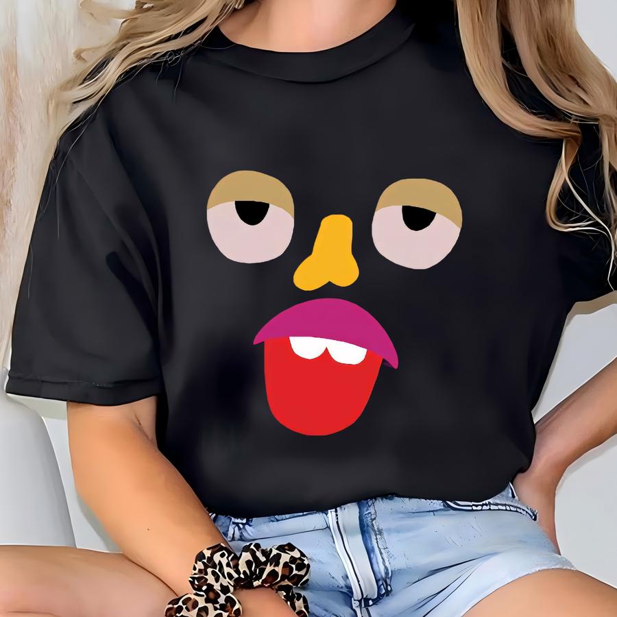 Funny Face Graphic Hoodie: Abstract Tee T-shirt