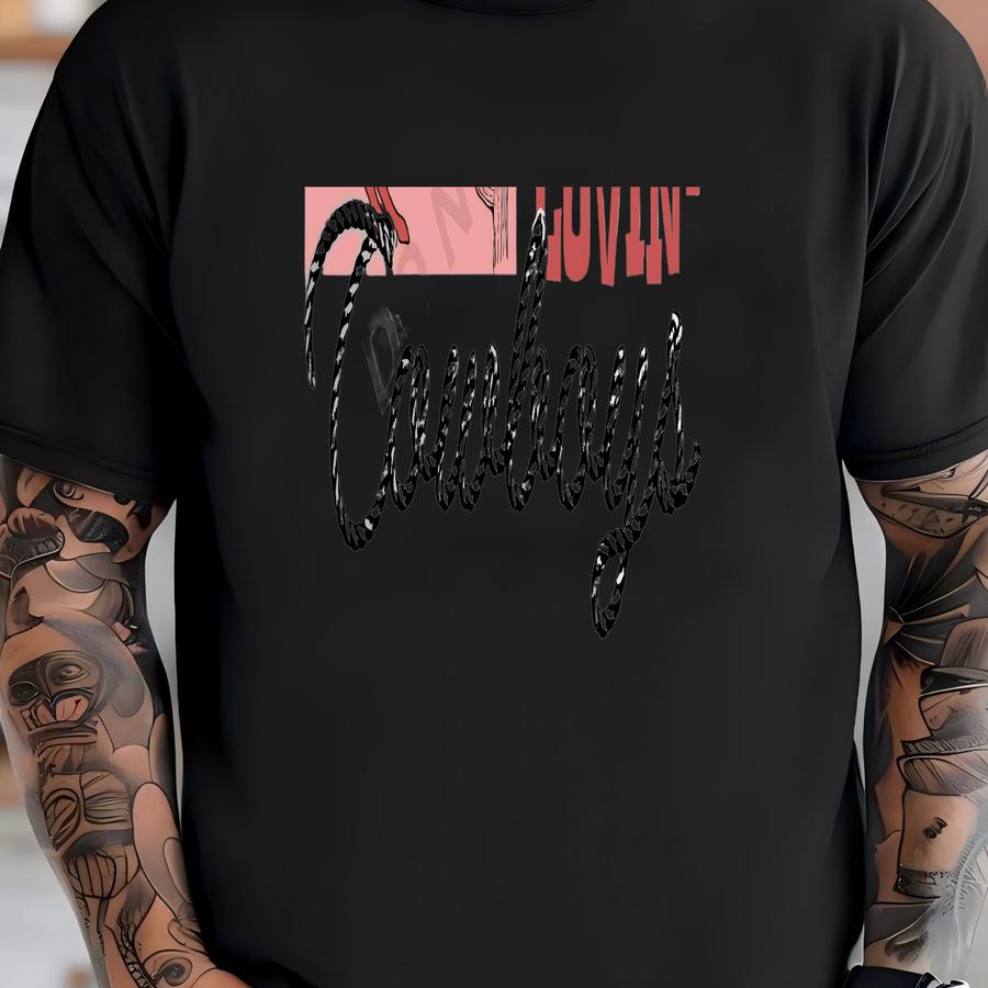 Never Stop Lovin' Cowboys, Png, Valentines Png, Digital Download, Diy T-shirt