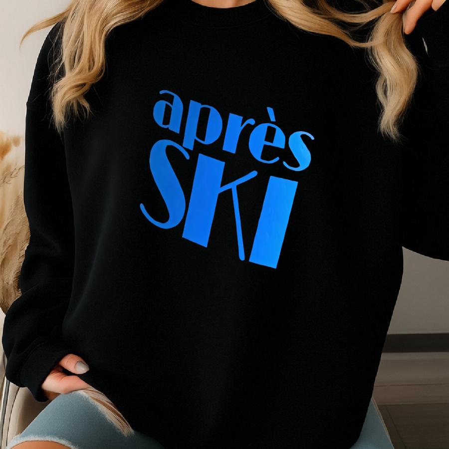 Apres Ski Trucker Hat: Ski Trip Gift Sweatshirt