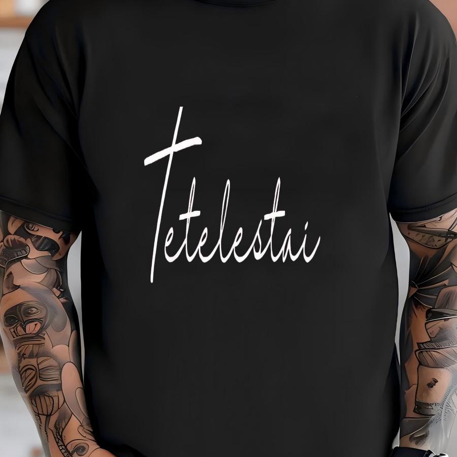 Tetelestai Long Sve Shirt: Christian Scripture Tee, 12014 T-shirt