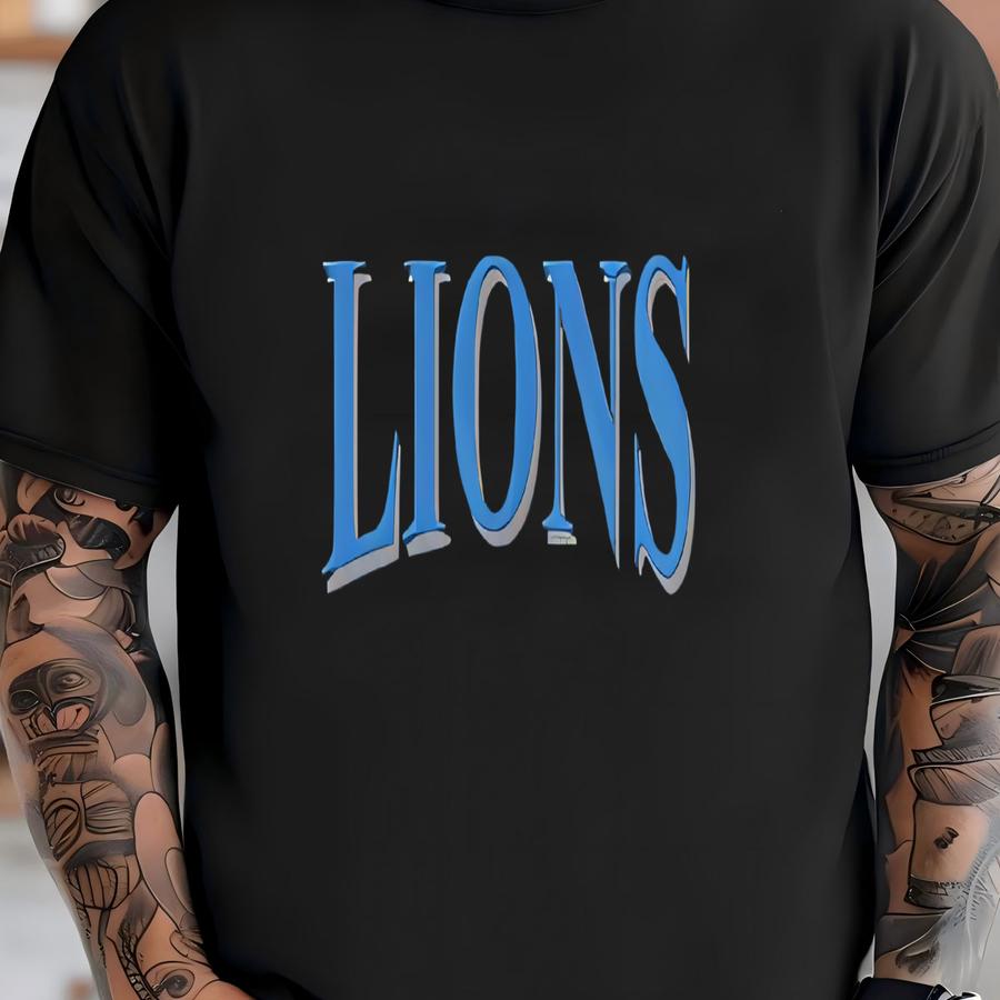 Lions Sweatshirt, Lions Crewneck T-shirt