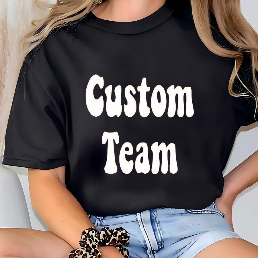 Custom College Bikini Top Fabric| College Bed Party | Tailgate Bikini Top T-shirt