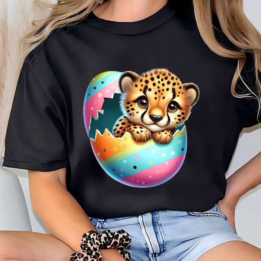 Unisex Customize Easter Eggs Animals Bib-unisex Customize Easter Eggs Animals Bib-personalized Bib For Newborn T-shirt