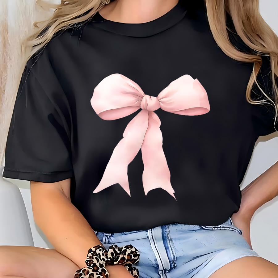 Coquette Sweatshirt Coquette Aesthetic Bow Sweatshirt Clean Girl Aesthetic Sweatshirt Coquette Ribbon Sweater Coquette Crewneck Coquette Top T-shirt