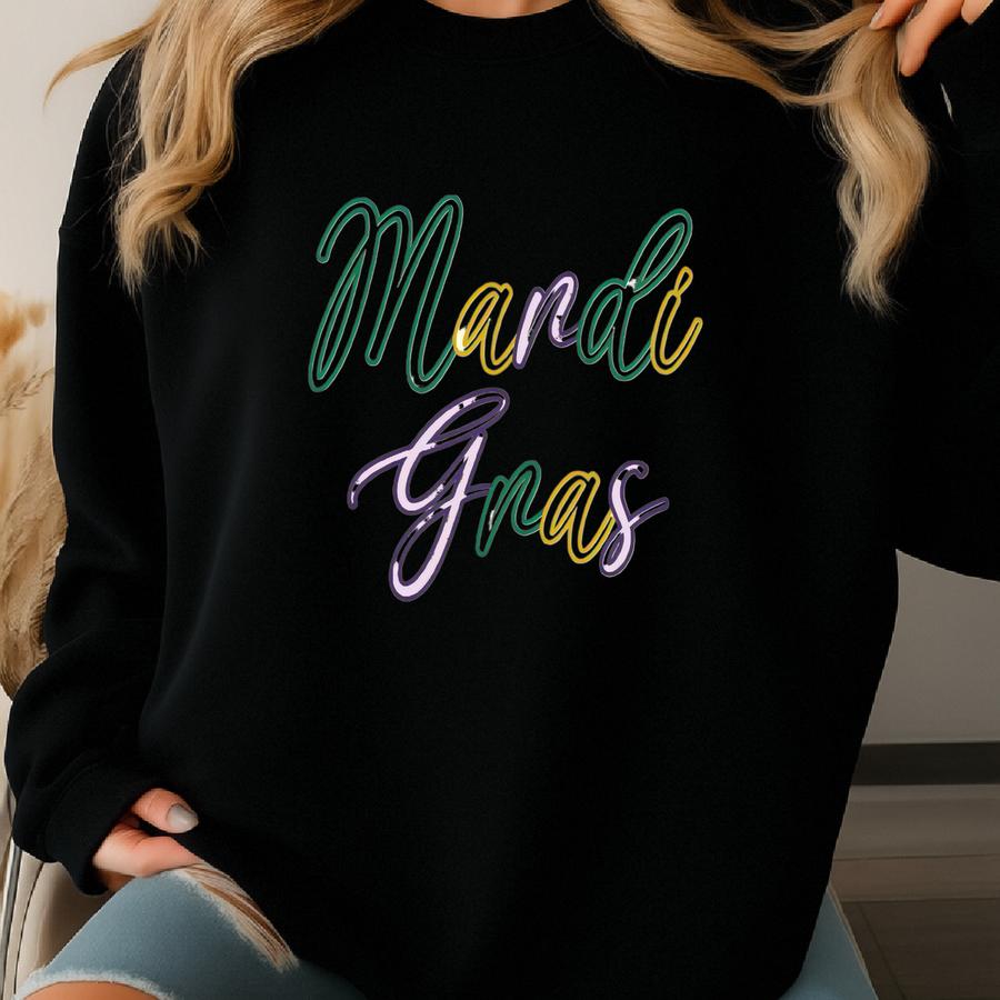 Mardi Gras Shirt, Mardi Gras Carnival Shirt, Mardi Gras Celebration Shirt, Fat Tuesday Shirt, Mardi Gras Party Gift Sweatshirt