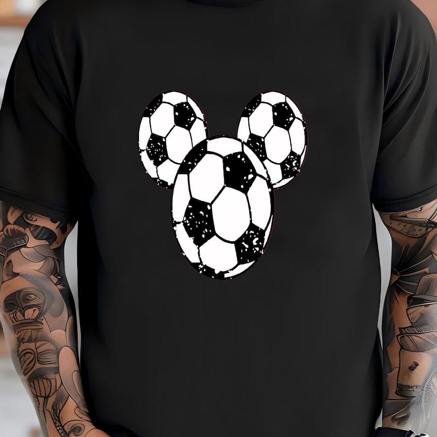 Soccer Sweatshirt, Soccer Ball Shirt, Ears Soccer Shirt, Game Day Shirt, Sweatshirt, Matching Shirt, Soccer Gift T-shirt