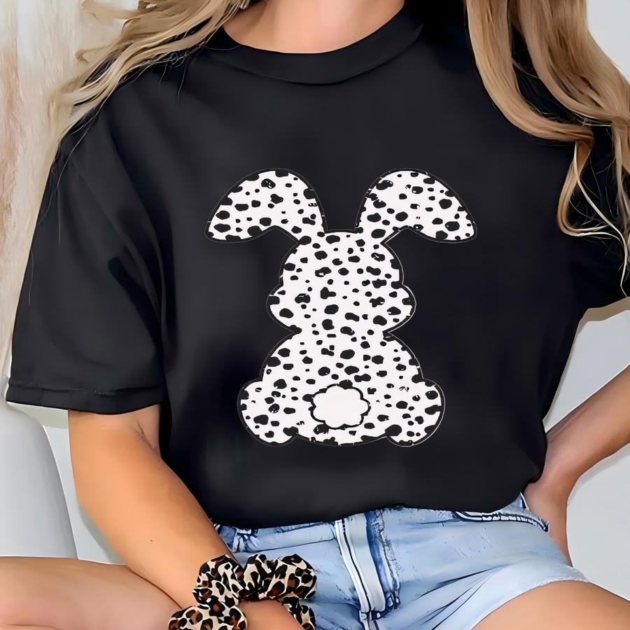 Dalmatian Bunny Shirt, Dalmatian Easter Sweatshirt, Cute Easter Bunny Shirts, Happy Easter Day, Matching Easter Outfits, Easter Gifts T-shirt
