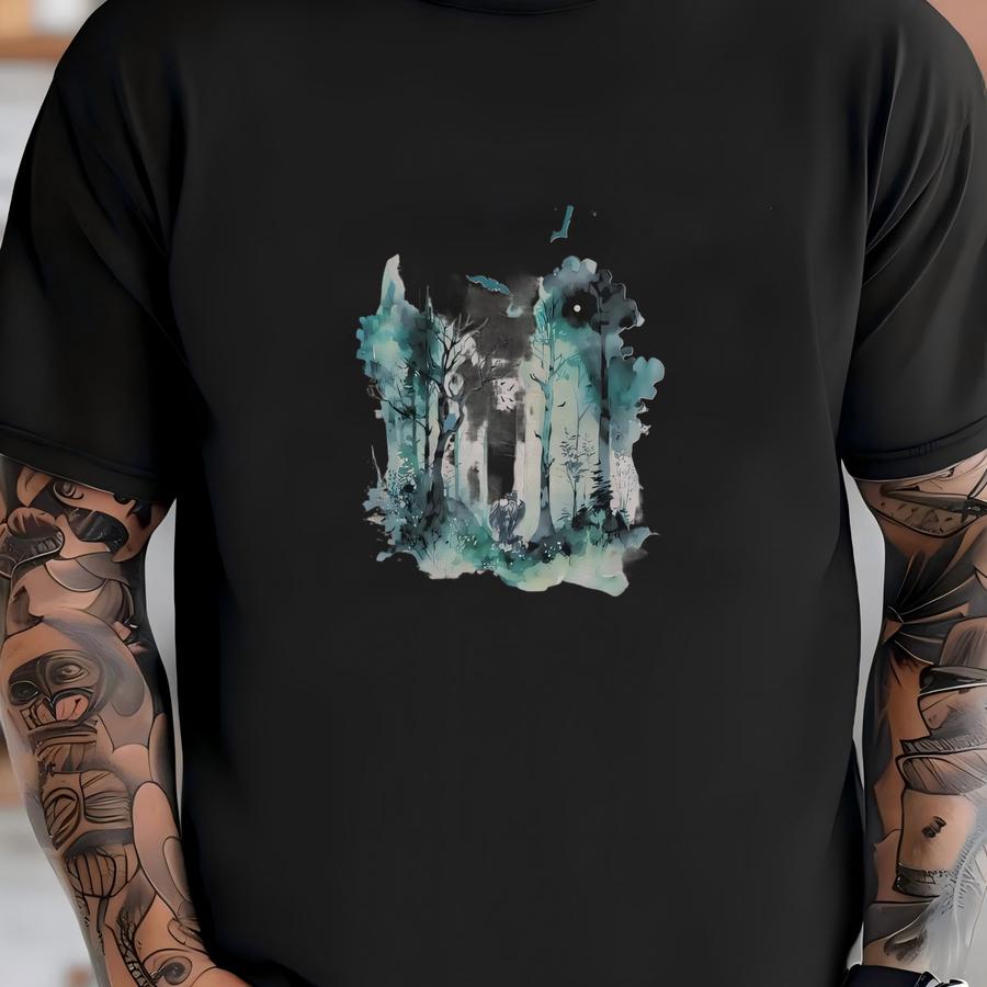 Forbidden Forest Wizard Shirt National Park Sweater Hp Fandom Tshirt Potterhead Merch Sweatshirt Hogwarts Bookish Clothes Universal Apparel T-shirt