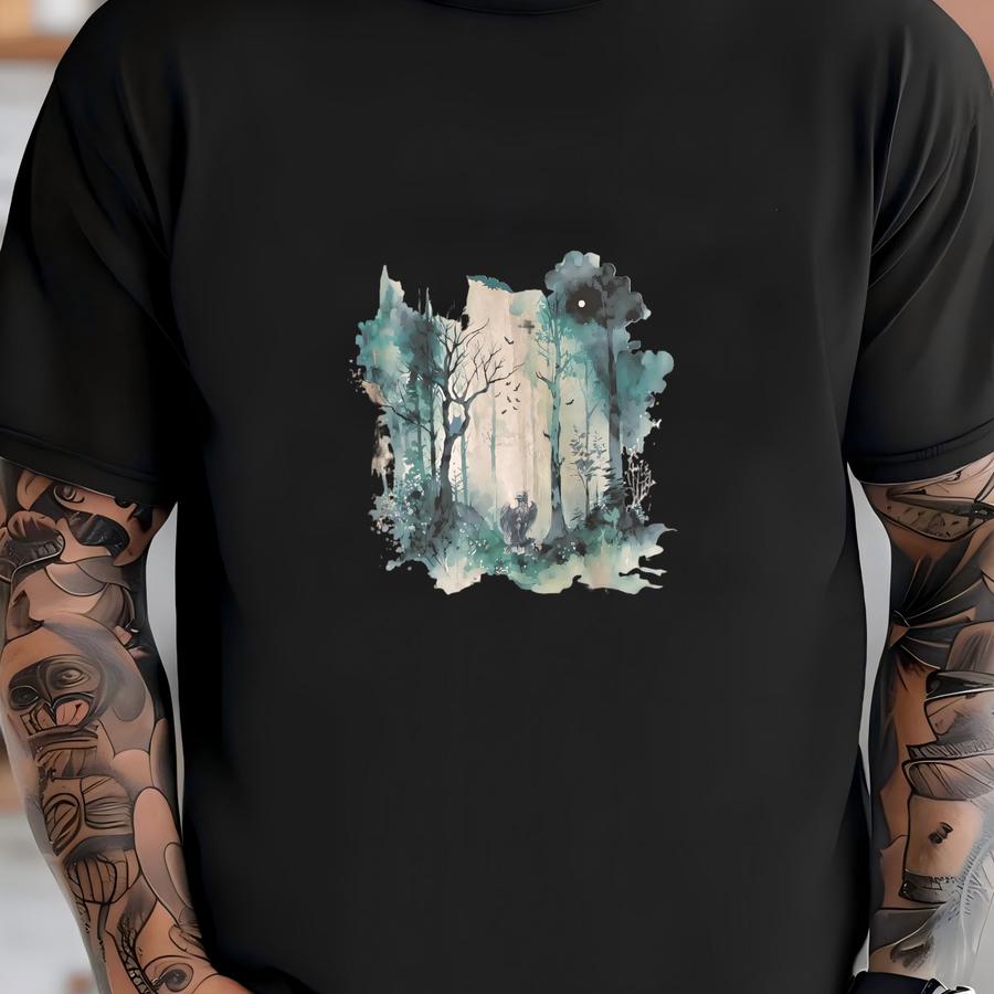 Forbidden Forest Wizard Shirt National Park Sweater Hp Fandom Tshirt Potterhead Merch Sweatshirt Hogwarts Bookish Clothes Universal Apparel T-shirt