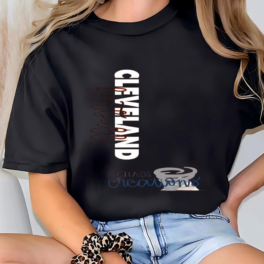 Cleveland Football Crewneck T-shirt