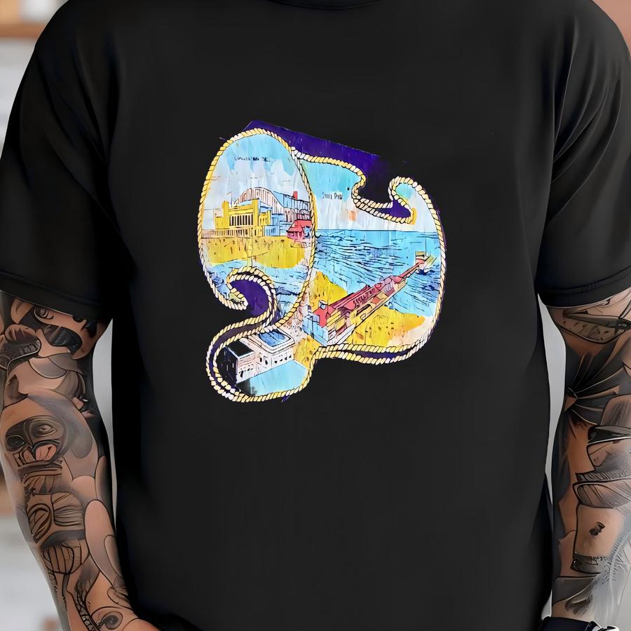 Vintage Felt Pennant “atlantic City N.j.” T-shirt