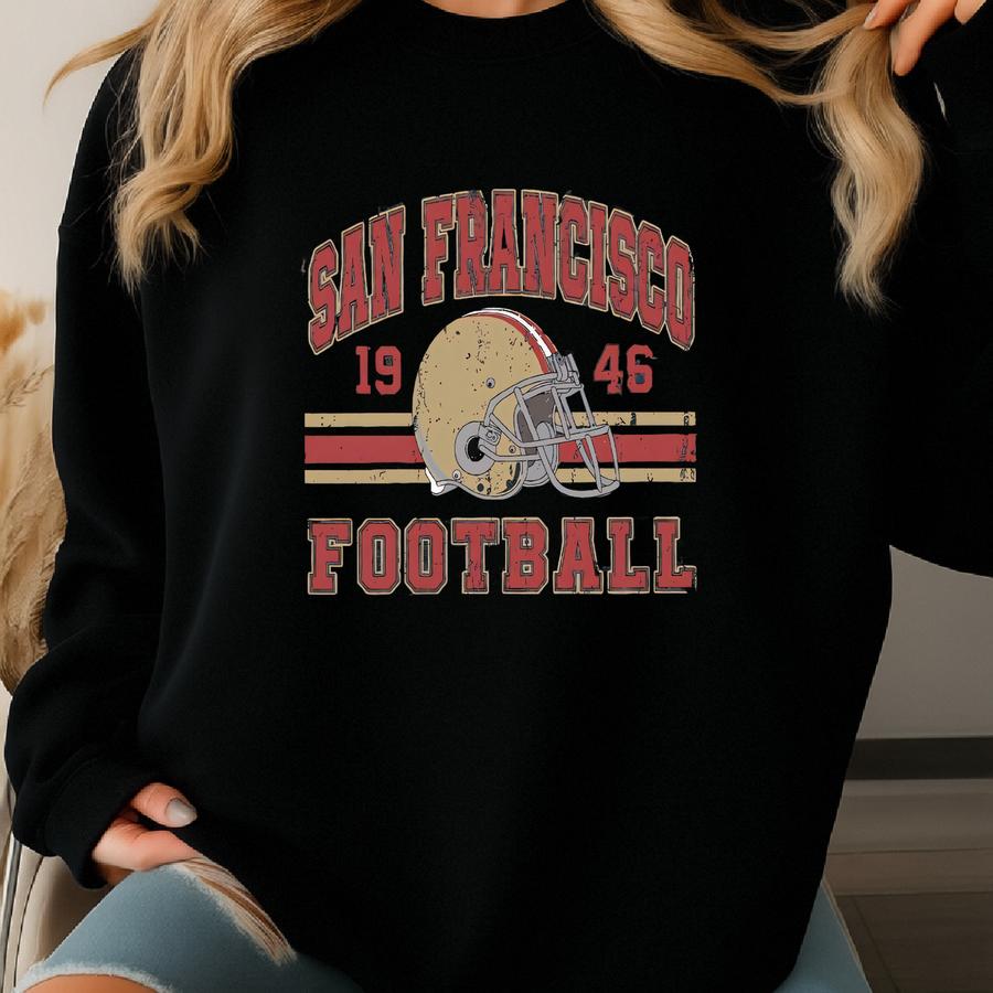 San Francisco Football T-shirt, San Francisco Super Bowl Champions Shirt, Sunday Football Shirt, Vintage San Francisco Shirt Sweatshirt