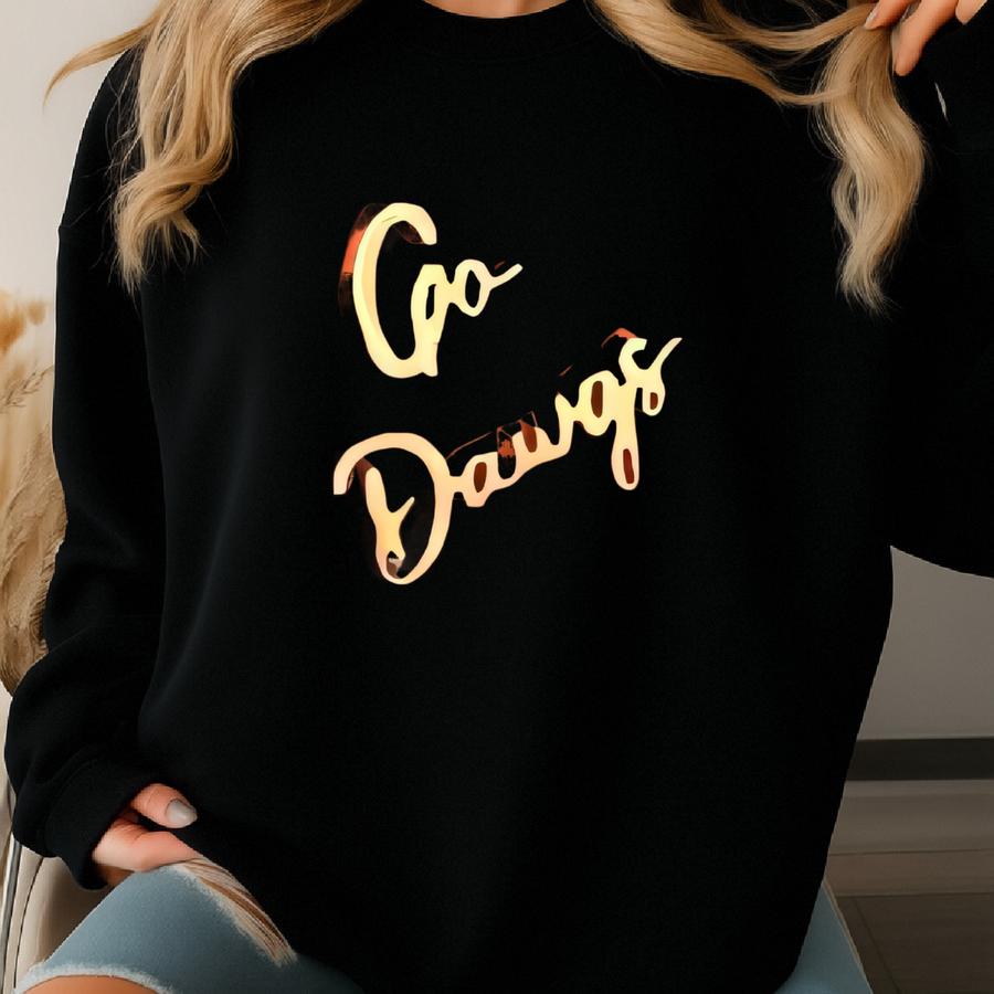 Go Dawgs Cute Game Day Earrings Dawgs Fans Cute Bulldog Gift Hypoallergenic Earrings Graduation Gift Sweatshirt