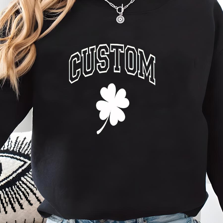 Personalized Collage Name St Patrick's Day Sweatshirt, Custom Shamrock Sweatshirt, Irish Drinking Shirt, Parade Shirt, Toddler, Youth, Women Sweatshirt Personalized Collage Name St Patrick's Day Sweatshirt, Custom Shamrock Sweatshirt, Irish Drinking Shirt, Parade Shirt, Toddler, Youth, Women Sweatshirt