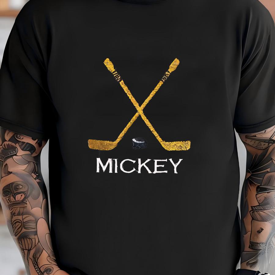 Kids Hockey Quarter Zip Sweatshirt Custom  T-shirt