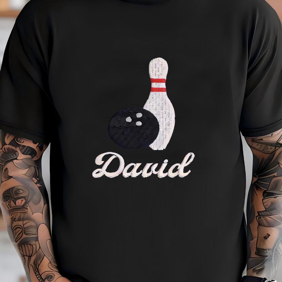 Personalized Kids Bowling Quarter Zip Sweatshirt Custom Pullover T-shirt