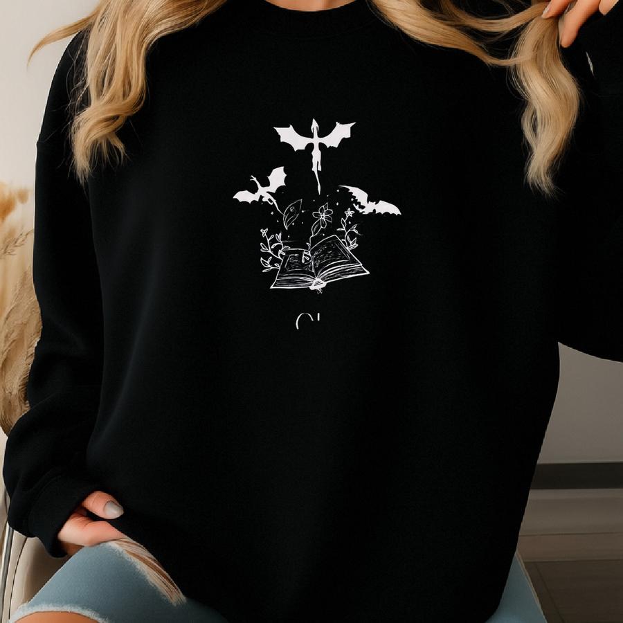 Basgiath War College Fourth Wing Shirt Violet Sorrengail Tee Xaden Riorson House Tshirt Bookish Gift For Readers Dark Academia Dragon Rider Sweatshirt