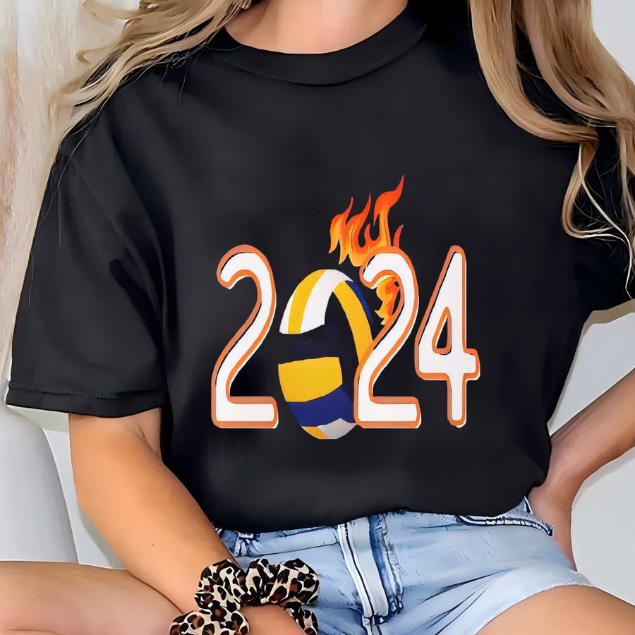 Volleyball Hoodie. Volleyball Lover Sweatshirt. Sport Sweatshirt. 2024 Graduate Gifts. Sports Shirt. 2024 Graduate. Volleyball Player. T-shirt