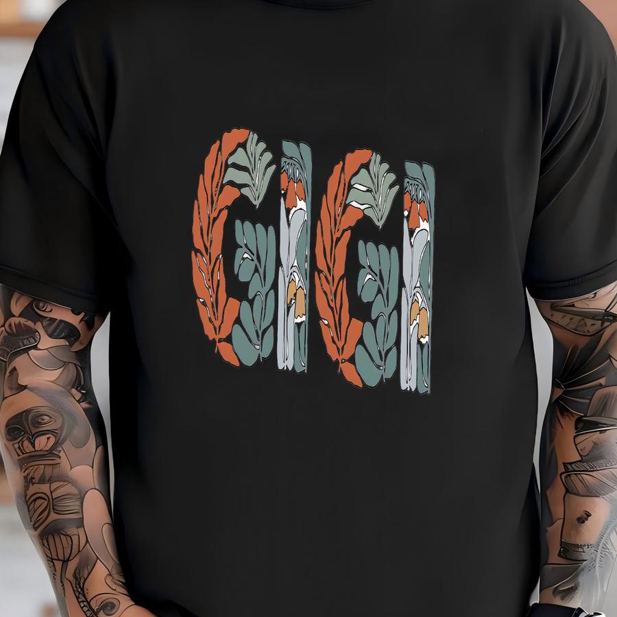 Custom Gigi Sweatshirt With Kids Name On Sve, Mothers Day Gift, Floral Gigi Sweater, Personalized Gigi With Grandkids Names,gift For Mimi T-shirt