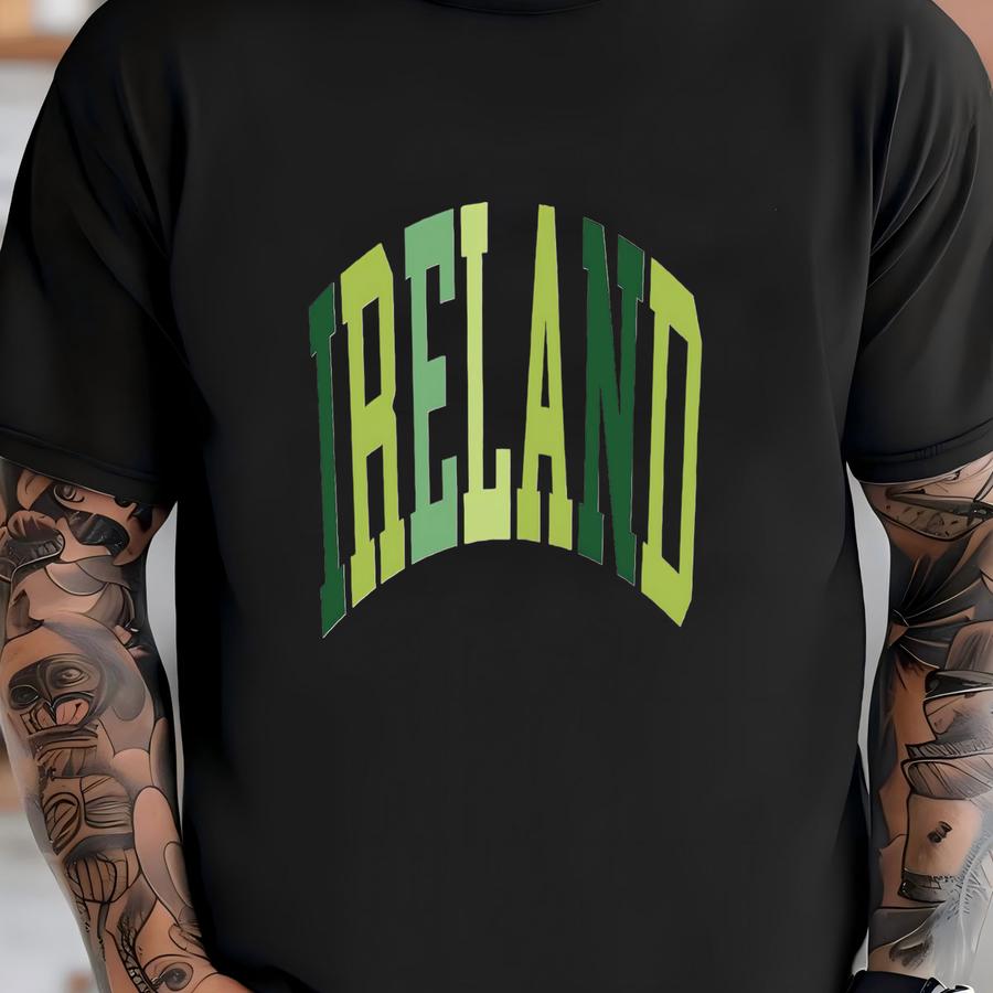 St Patrick's Day Ireland Sweatshirt For Women Funny St Patrick's Day Sweatshirt Ireland Gift For St Pattys Day Retro Ireland Pullover Irish T-shirt