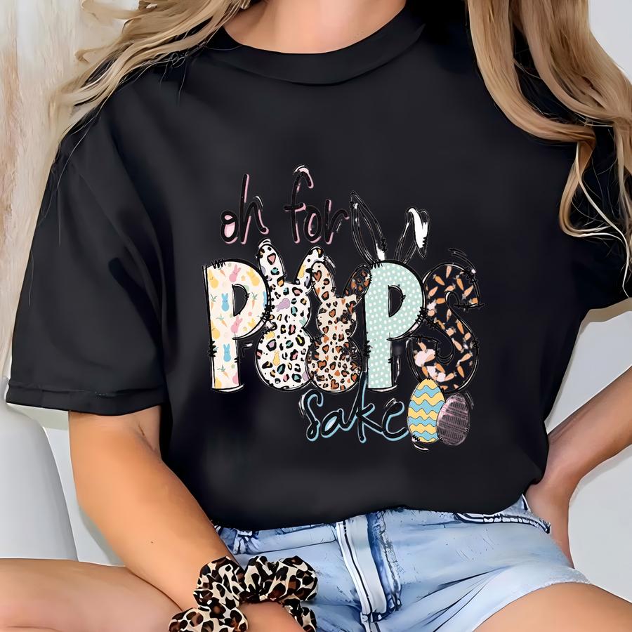 Oh For Sake Sweatshirt, Funny Easter Sweatshirt, Happy Easter Sweatshirt For Women, Cute Easter Day Sweater, Oh For Sake Shirt T-shirt