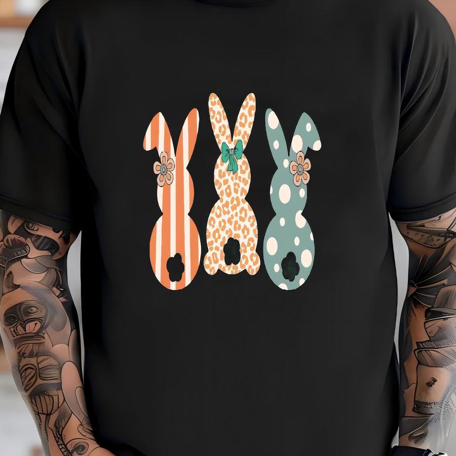 Leopard Bunny Shirt, Easter Shirt, Easter Bunny Shirt For Woman, Happy Easter Shirt, Easter Family Matching Shirt, Kids Easter,happy Easter T-shirt
