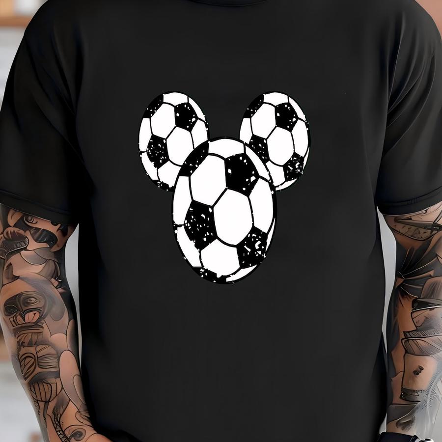 Soccer Shirt, Head Shirt, Soccer Shirt, Soccer Player Shirt, Sports Shirt, Gift For Him, Mouse Shirt T-shirt