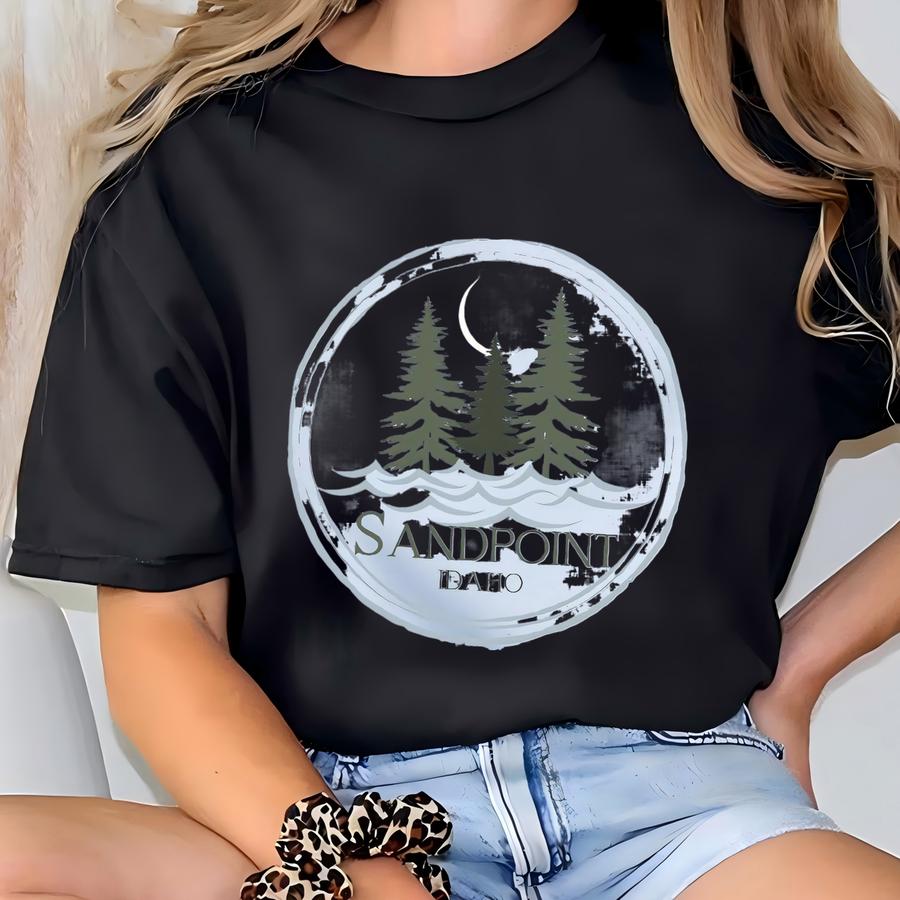 Sandpoint Idaho. Sandpoint Travel. Lake Life Shirt. Idaho Travel. Sandpoint Fishing. Idaho Camping. Womens Sweatshirt. Idaho Sweatshirt. T-shirt