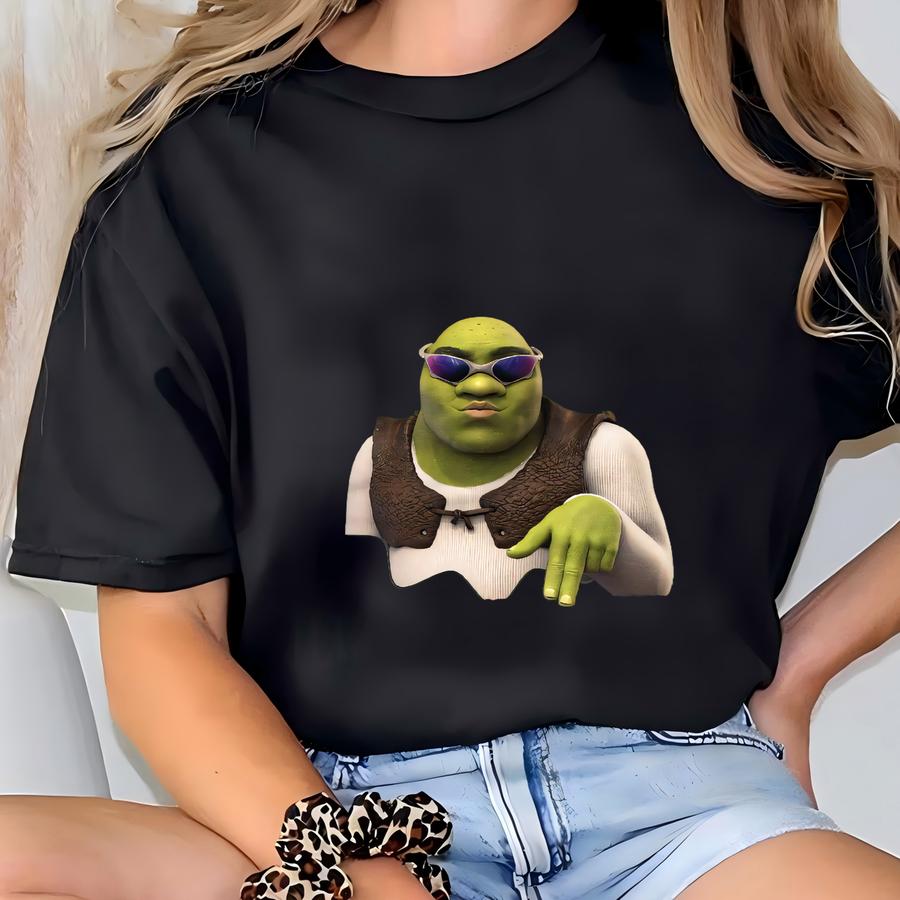 Funny Shrek Shirt I'm Swamped Shirt, Memes Shrek Fiona Shirt, Beware Ogre Shirt, Shrek Lover Gift For Her T-shirt