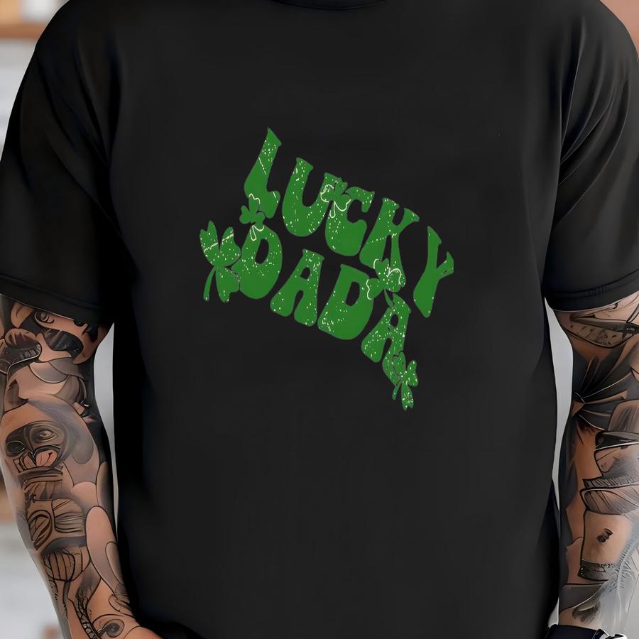 Lucky Mama Sweatshirt, Lucky Dada T Shirt, St Patrick's Day Gift Tshirt, Family Matching Tee For Mom And Dad,shamrock Sweater,luckiest Mommy T-shirt