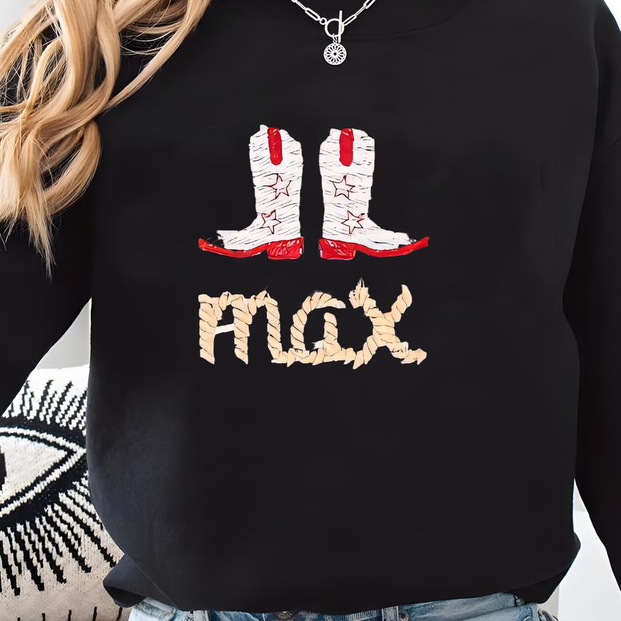 Rodeo Monogram Shirt, Monogrammed Toddler Shirt, Shirt, Monogram Toddler Boy Gift, Boy Shirt, Cowboy Sweatshirt